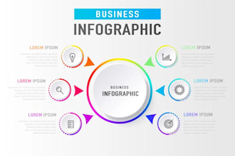 illustrate unique business canva bol infographic