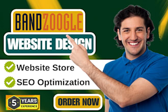 do bandzoogle website store redesign and design