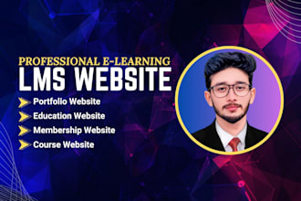 develop custom wordpress lms or e learning website with learndash or tutor lms