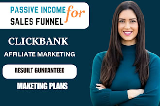 setup affiliate marketing amazon website, sales funnel clickbank link promotion