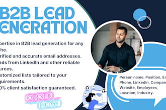 find email address b2b lead generation business leads collect linkedin any niche