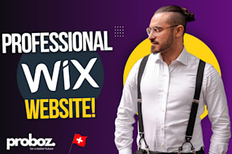 build you a professional business website with wix