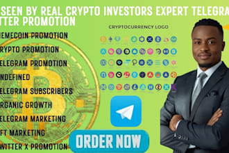 do crypto telegram promotion, crypto telegram marketing,