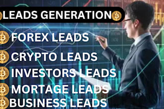 provide forex leads, crypto leads, forex traders leads, investor fresh leads