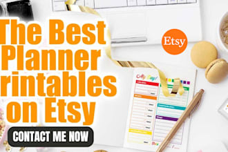 rebrand etsy shop, etsy digital planner, etsy product listing with etsy seo
