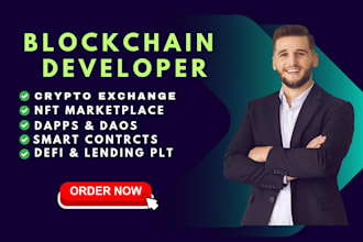 develop smart contracts, tokens, and blockchain solutions