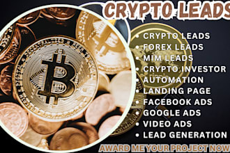crypto leads forex investor mim leads facebook ads google ads video ads