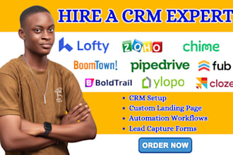 setup lofty zoho chime boomtown followupboss boldtrail ylopo cloze CRM