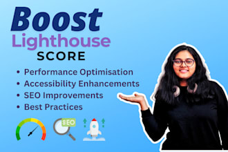 optimise your website to improve lighthouse scores