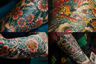draw awesome old school tattoo style designs