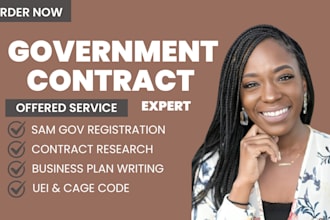 write rfp, rfq proposal, do government contract research, winning bid proposal