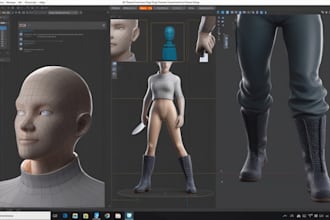 model, edit, or port custom sfm model, and map for gmod, mmd, fivem, sfm,vrchat