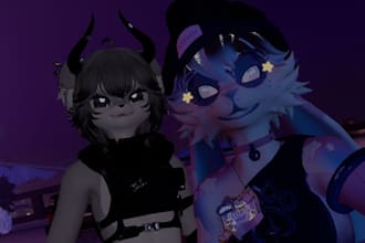 create beautiful vrchat avatar, vr character, vrchat model 3d avatar, furry nsfw
