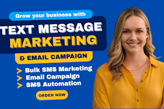 send bulk sms marketing, text message, email blast to your target audience