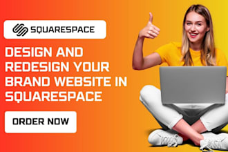 design squarespace website development, clone squarespace landing page with SEO