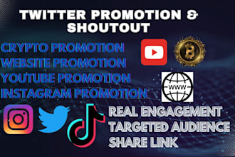 twitter shoutout, promote crypto solana memecoin website on ig yt nft