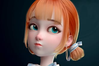 3d character modeling 3d character animation 3d cartoon character 3d rigging