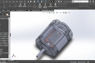 design 3d models and assemblies in solid works for your projects