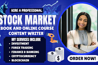 ghostwrite stock market banking, finance forex trading crypto ebook course