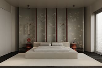 design your bedroom with photorealistic 3d rendering