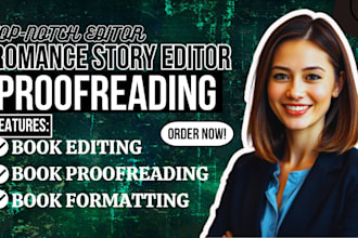do romance book editing, erotic story novel, paranormal romance,dark romance