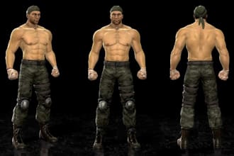 rokoko your realistic character,stylized model to look like awesome 3d model rig