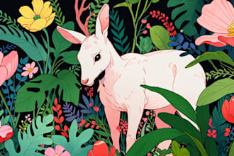 make any floral, animal or botanical art