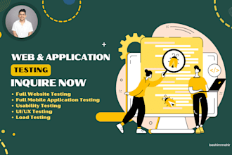 test and review your website or app UX