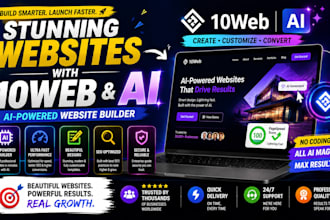 design 10web ai website 10web ecommerce website 10web chatbot ai optimization