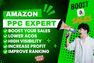 setup manage and optimize your amazon PPC campaigns, amazon fba ppc ads campaign