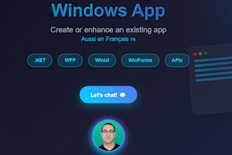 create a wpf, winforms, maui app for windows
