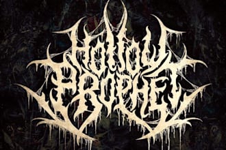 design you a brutal death metal, slamming, deathcore logo