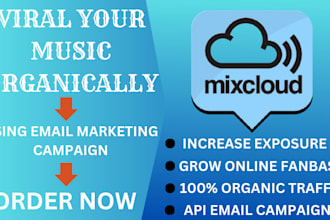 do best mixcloud music promotion using email marketing campaign