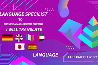 do professionally translate text english arabic language