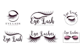 do fabulous of makeup beauty and eyes lashes logo