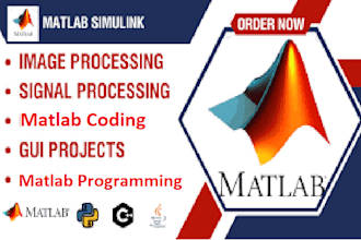 matlab coding, programming, simulink, image and signal processing, gui projects