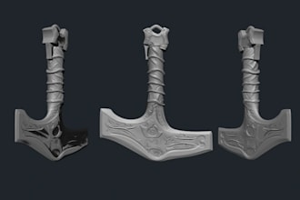 create 3d game assets for the game and can create props