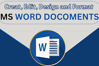 format, design, edit, create and fix your ms word documents