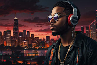 design amazing mixtape and album cover