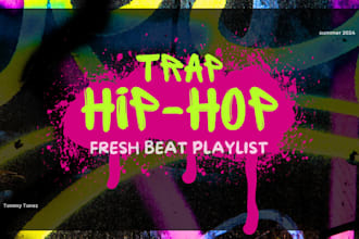 produce custom rap trap or hip pop beat with singing n ghostwriting song verse