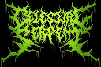 create metal logo, horror or psychedelic for your band