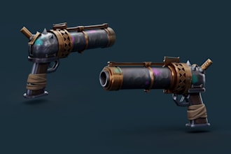 create game ready, stylized 3d props and assets