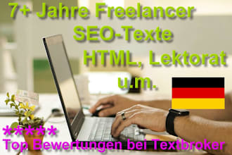 write relevant marketing texts for you, SEO texts for agencies