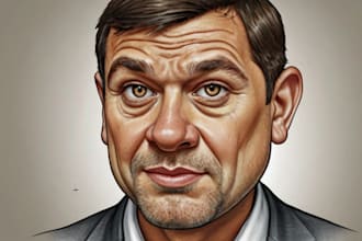 draw you an amazing caricature with your hobbie