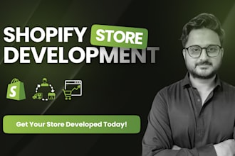 build and design a shopify store or shopify dropshipping web
