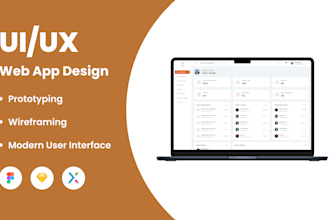 design saas ui ux , dashboard ui ux,  web app ui ux in figma