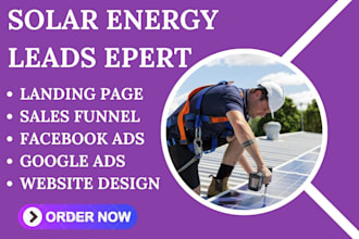 generate highly converting roofing leads solar energy solar construction website