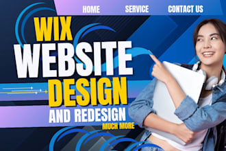 do wix website design, redesign and wix development wix online store