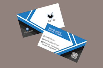 design outstanding digital business card and visiting card