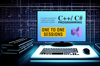 teach c plus plus, c sharp languages